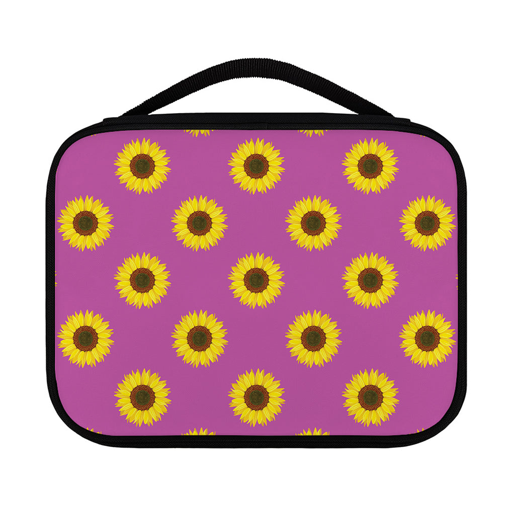 Magenta Pink Sunflower Pattern Print Classic Bible Case