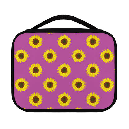 Magenta Pink Sunflower Pattern Print Classic Bible Case