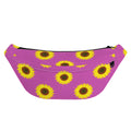 Magenta Pink Sunflower Pattern Print Fanny Pack