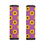 Magenta Pink Sunflower Pattern Print Handle Covers