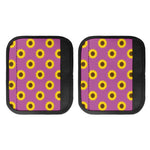 Magenta Pink Sunflower Pattern Print Handle Covers