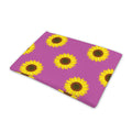 Magenta Pink Sunflower Pattern Print Pet Cooling Mat Cover