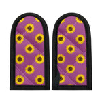 Magenta Pink Sunflower Pattern Print Skillet Handle Cover
