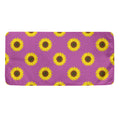 Magenta Pink Sunflower Pattern Print Towel