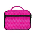 Magenta Pink Zigzag Pattern Print Briefcase Bible Bag