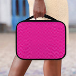 Magenta Pink Zigzag Pattern Print Classic Bible Case
