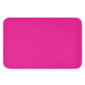 Magenta Pink Zigzag Pattern Print Indoor Door Mat