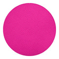 Magenta Pink Zigzag Pattern Print Round Blanket