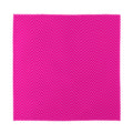 Magenta Pink Zigzag Pattern Print Silk Bandana