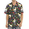 Magic Floral Unicorn Pattern Print Aloha Shirt