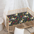 Magic Floral Unicorn Pattern Print Baby Crib Sheet