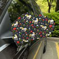 Magic Floral Unicorn Pattern Print Car Side Mirror Covers
