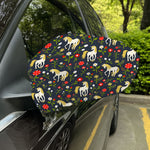 Magic Floral Unicorn Pattern Print Car Side Mirror Covers