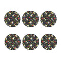 Magic Floral Unicorn Pattern Print Coaster Set