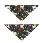 Magic Floral Unicorn Pattern Print Dog Bandana