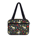 Magic Floral Unicorn Pattern Print Double Strap Bible Bag