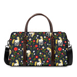 Magic Floral Unicorn Pattern Print Duffle Bag