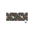 Magic Floral Unicorn Pattern Print Extended Mouse Pad
