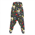 Magic Floral Unicorn Pattern Print Hammer Pants