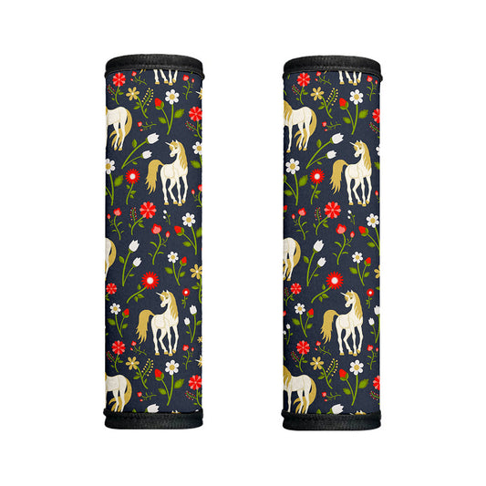 Magic Floral Unicorn Pattern Print Handle Covers