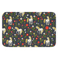 Magic Floral Unicorn Pattern Print Indoor Door Mat
