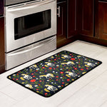 Magic Floral Unicorn Pattern Print Kitchen Mat