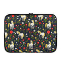 Magic Floral Unicorn Pattern Print Laptop Sleeve