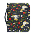 Magic Floral Unicorn Pattern Print Leather Bible Cover