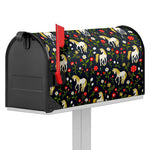 Magic Floral Unicorn Pattern Print Mailbox Cover