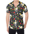 Magic Floral Unicorn Pattern Print Men's Shirt