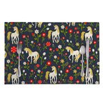 Magic Floral Unicorn Pattern Print Placemat