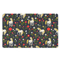 Magic Floral Unicorn Pattern Print Polyester Doormat