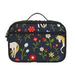 Magic Floral Unicorn Pattern Print Portable Lunch Bag