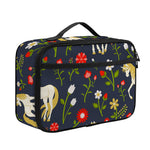 Magic Floral Unicorn Pattern Print Portable Lunch Bag