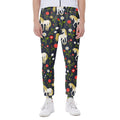 Magic Floral Unicorn Pattern Print Joggers