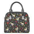 Magic Floral Unicorn Pattern Print Shoulder Handbag
