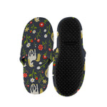 Magic Floral Unicorn Pattern Print Slippers
