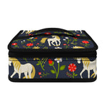 Magic Floral Unicorn Pattern Print Small Lunch Bag