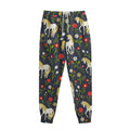 Magic Floral Unicorn Pattern Print Sweatpants