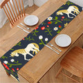 Magic Floral Unicorn Pattern Print Table Runner