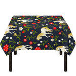 Magic Floral Unicorn Pattern Print Tablecloth