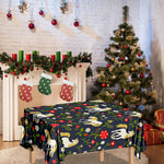 Magic Floral Unicorn Pattern Print Tablecloth