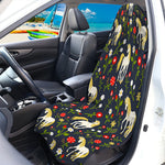 Magic Floral Unicorn Pattern Print Waterproof Car Seat Cover