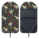 Magic Floral Unicorn Pattern Print Waterproof Car Seat Cover