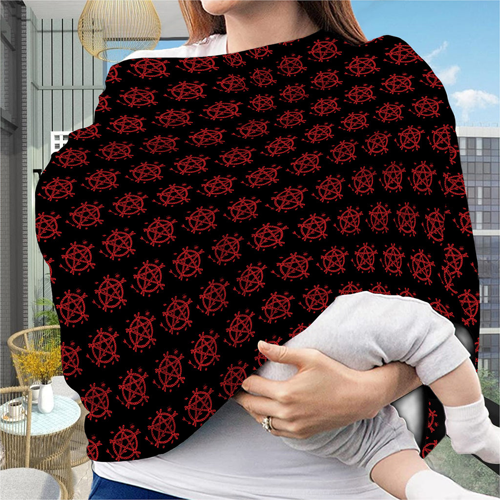 Magic Pentagram Pattern Print Baby Seat Cover
