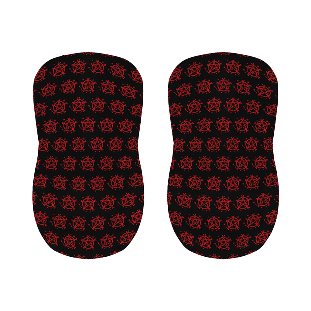 Magic Pentagram Pattern Print Bar Stool Covers