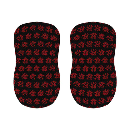 Magic Pentagram Pattern Print Bar Stool Covers
