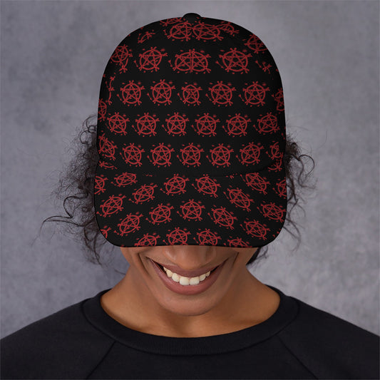 Magic Pentagram Pattern Print Baseball Cap