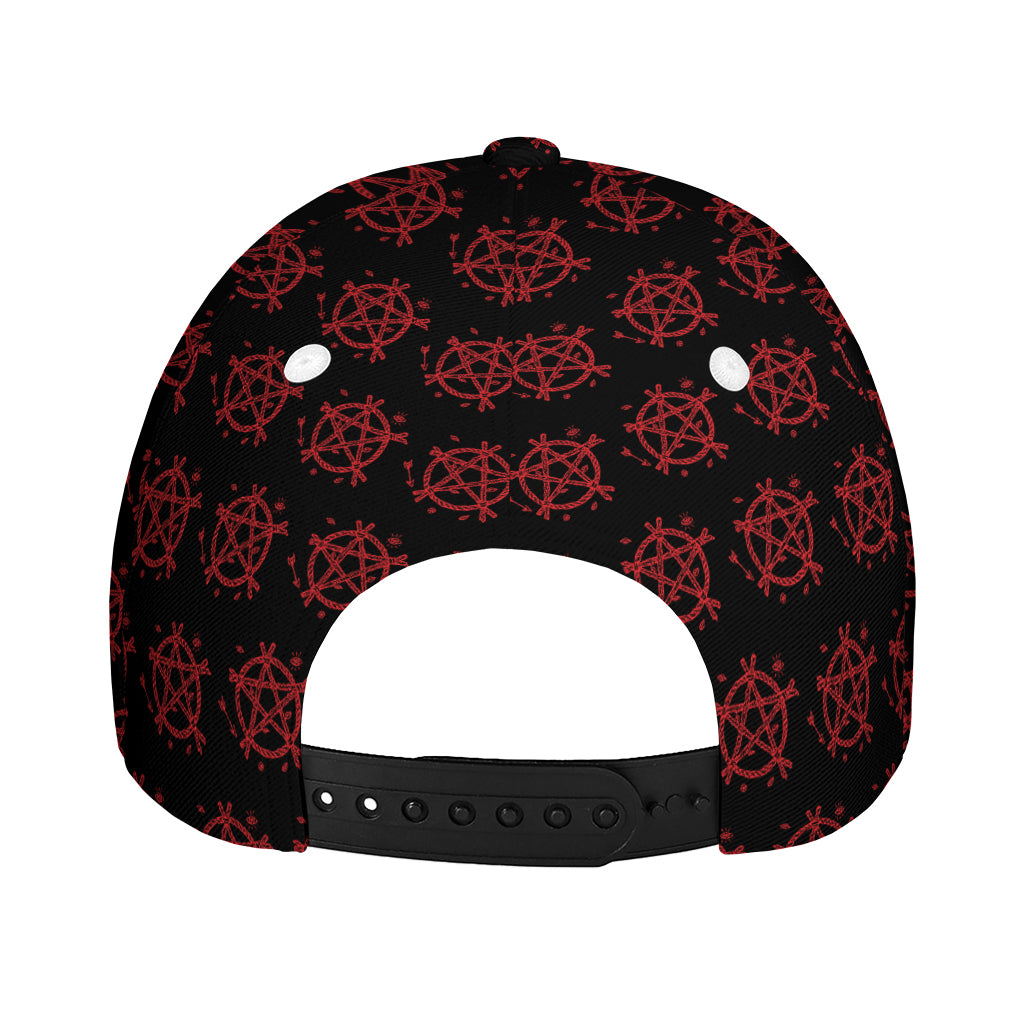 Magic Pentagram Pattern Print Baseball Cap