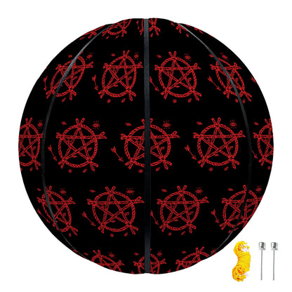 Magic Pentagram Pattern Print Basketball